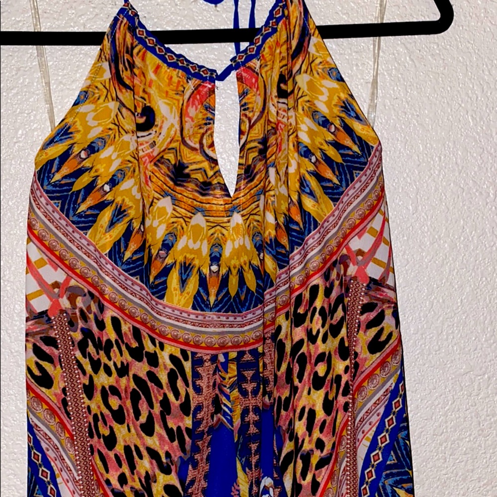 Multi color maxi dress